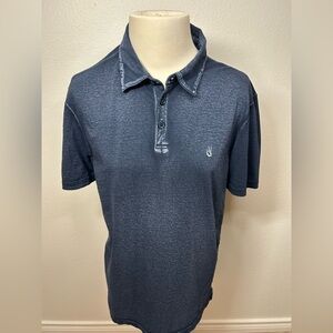 John Varvatos Star USA Men’s Navy Blue Polo - Size Medium